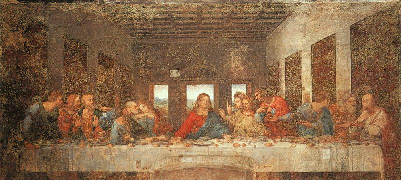  Leonardo  Da Vinci The Last Supper-l